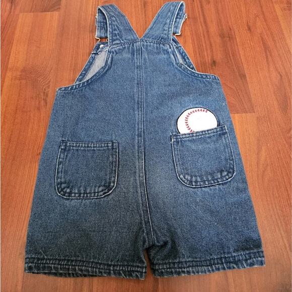 J.KHAKI KIDS VINTAGE JEAN BASEBALL OVERALLS SIZE 2T - Picture 2 of 8